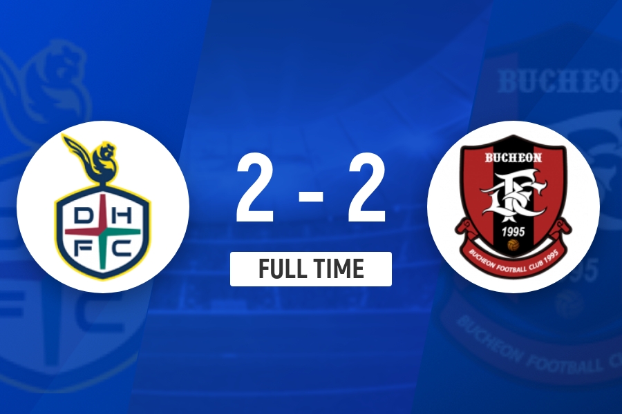 徐真秀第82分鐘絕平，大田市民2-2富川FC
