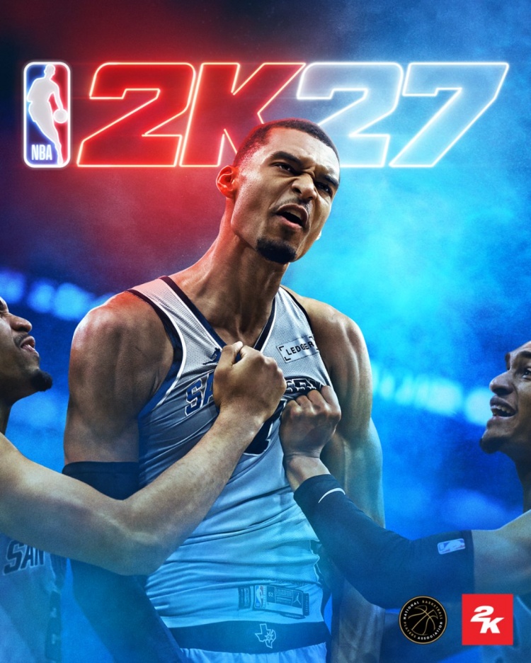 Shams：文班亞馬成為NBA 2K27標準版封面球員