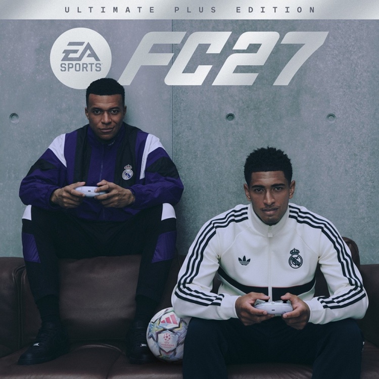 EA Sports FC27終極版PLUS封面：姆巴佩與貝林厄姆聯(lián)袂登場
